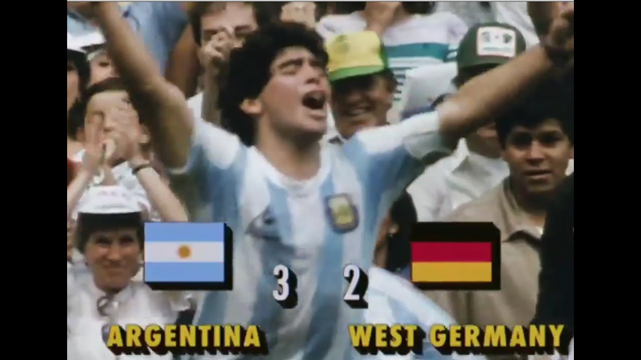 Argentina - West Germany 3-2 1986 World cup final - YouTube