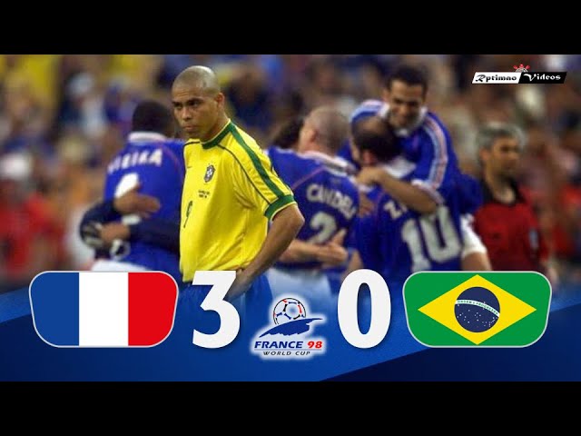 France 3 x 0 Brasil ○ 1998 World Cup Final Extended Goals & Highlights HD - YouTube
