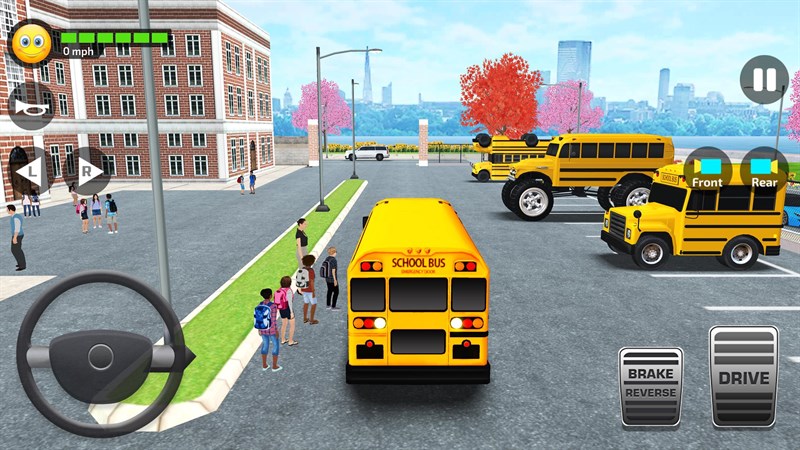 Trình mô phỏng xe buýt trường học - Trò chơi mô phỏng lái xe
