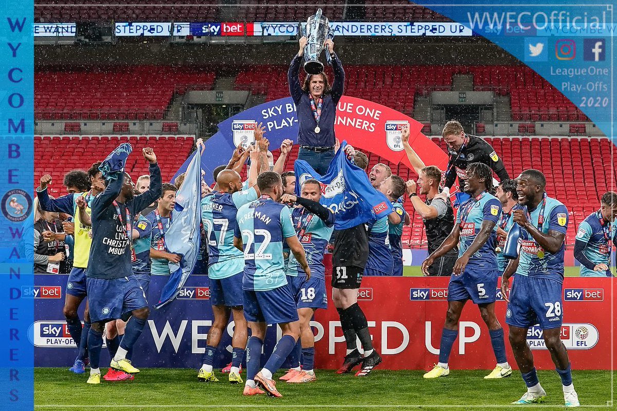 Wycombe Wanderers Win Promotion To Championship For First