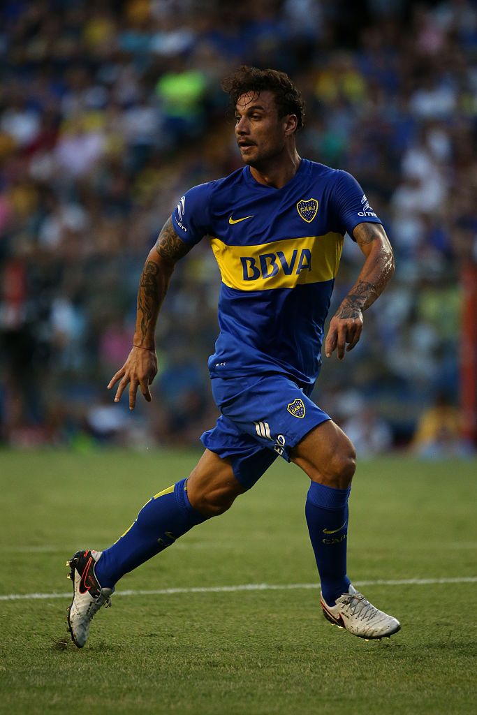 Daniel Osvaldo of Boca Juniors in action during the Argentine Primera... | Boca juniors, Football club, Soccer